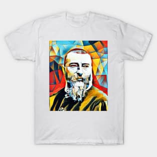 Jean-Baptiste Alphonse Karr Abstract Portrait | Jean-Baptiste Alphonse Karr Artwork 2 T-Shirt